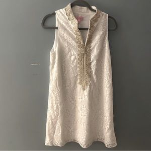 NWT Lily Pulitzer Jane Shift Mocean Lace Size 4